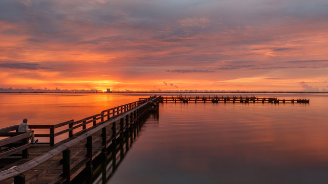 Sunrise at Merritt Island, Florida