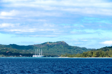 Obraz premium Ship in por