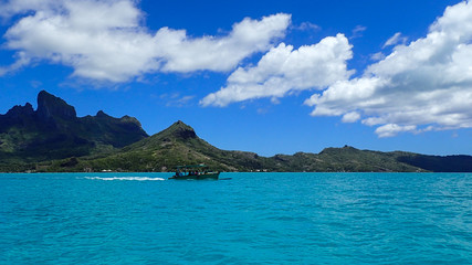 Outrigger on the lagoon