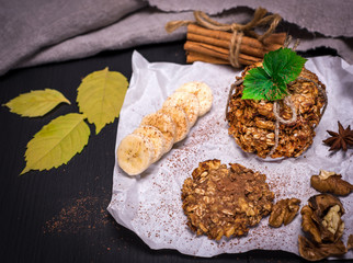 cookies made from oat flakes