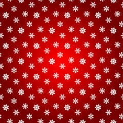 seamless snowflakes pattern and background vector illustration