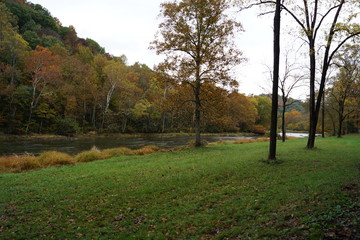 Holston River in the fall