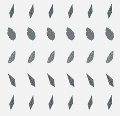 Vector seamless pattern. Scandinavian vintage style design background.