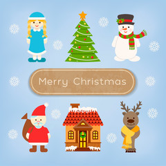 New Year's characters and symbols