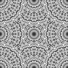 Seamless pattern -  black and white background