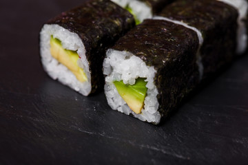 Maguro sushi with tuna