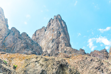 Mountain landscape, Karadag rocks at the Crimea