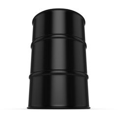 3D rendering black barrel