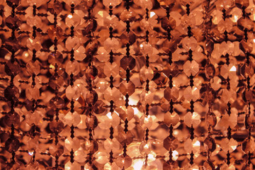 Transparent crystal texture.