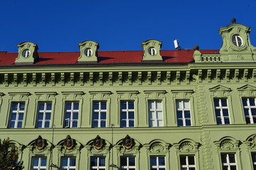 Historische Architektur in der Prager Altstadt 
