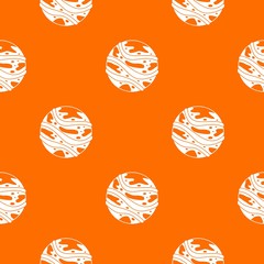 Round planet pattern seamless