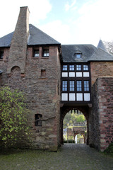 Fototapeta na wymiar Burg Hengebach