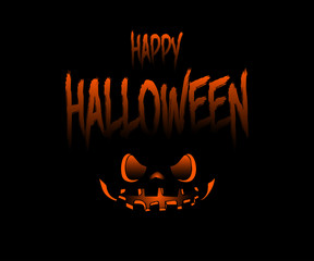Illustration happy halloween