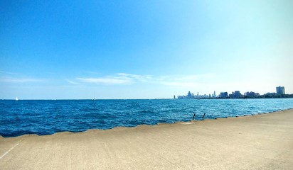Fototapeta na wymiar Chicago Lake