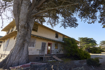 fascinating defunct and decaying houses in an abandoned area near Monterey, California