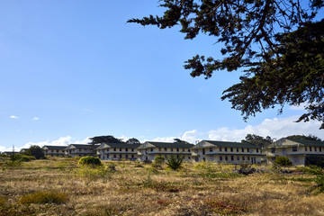 fascinating defunct and decaying houses in an abandoned area near Monterey, California