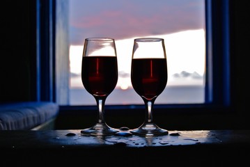 Wine glasses