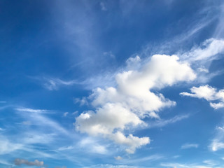 Naklejka na ściany i meble clouds on blue sky