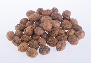 nut. walnut on the background