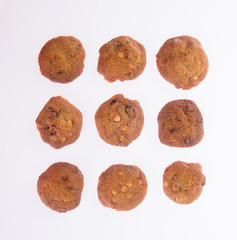 cookies. cookies on the background
