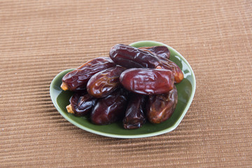 Dates, Dried dates on a background