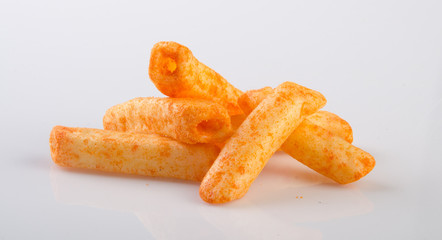 Junk food on background