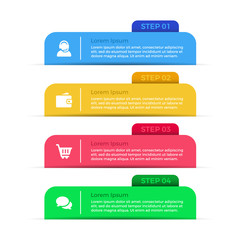 Business data visualization. Process chart. Abstract elements of graph, diagram with steps, options, parts or processes. Vector business template for presentation. Creative concept for infographic