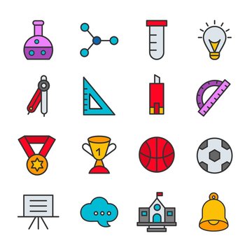 Education school icon vector illustration 