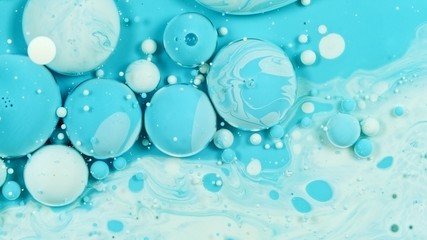 Bright Vibrant Swirling Colors - white blue sky blue pastel modern ball orb sphere