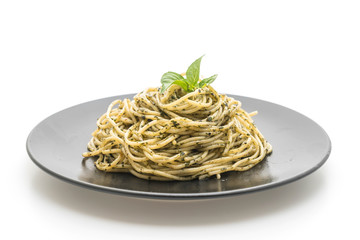spaghetti cream cheese with bacon