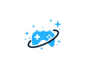 Game Planet Icon Logo Design Element © Nizwa Design