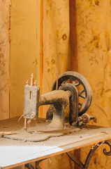 Interior of an old Abandoned Building in Bodie
