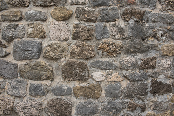 Stone wall in the old city.