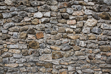 Stone wall in the old city.