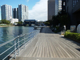 天王洲運河　遊歩道