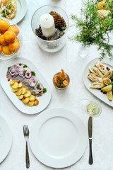 Christmas table