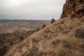 Central Oregon Mountainside Backpacking near the Painted Hills