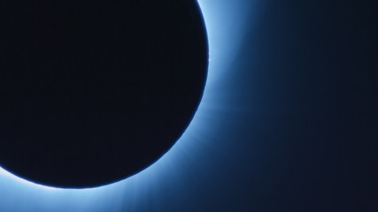 Fototapeta na wymiar Very Close Total Solar Eclipse