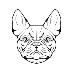 French Bulldog icon.Dog collection