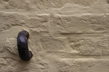 Backstein Wand Hintergrund mit Anker 