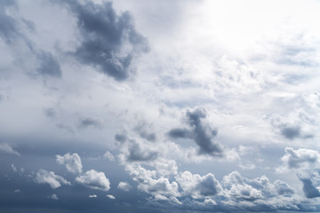 Overcast sky, background