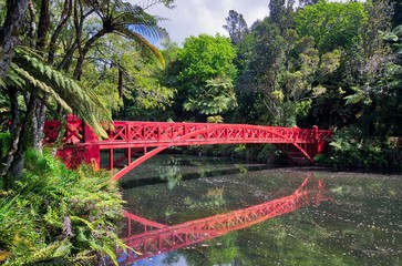 Poet's bridge in New Plymouth