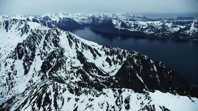 Peaks in the northernmost county of Norway