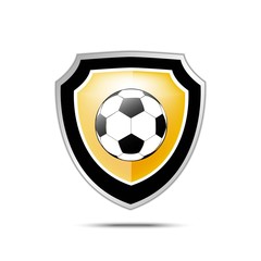 shield football or soccer vector