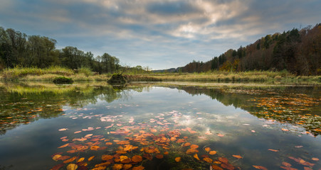 Isar River South of Munich, Bavaria, Germany