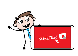 Subscribe Channel Presentation Vector