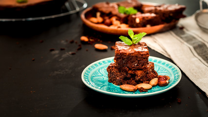 brownie chocolate cake