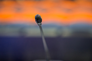 Microphone in a conference hall