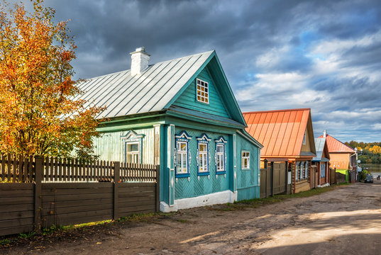 Дачи на Никольской улице houses on the street Nikolskaya