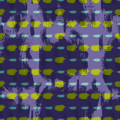 Brush stroke artistic seamless pattern